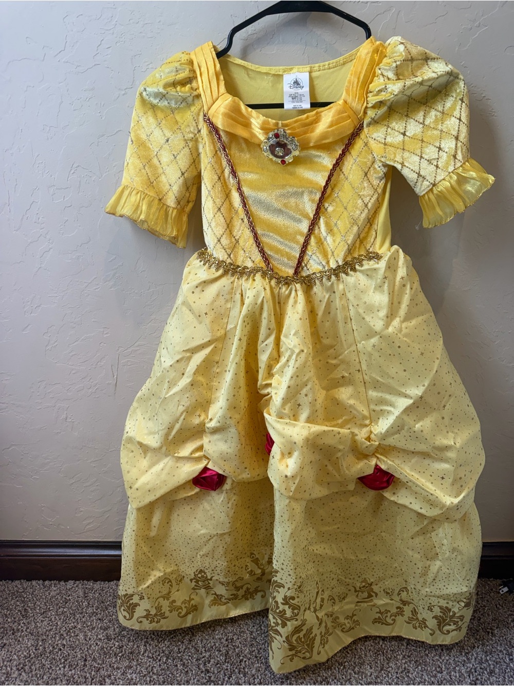 Disney Store Princess - Beauty and Beast Belle Dress Girl Size 5/6